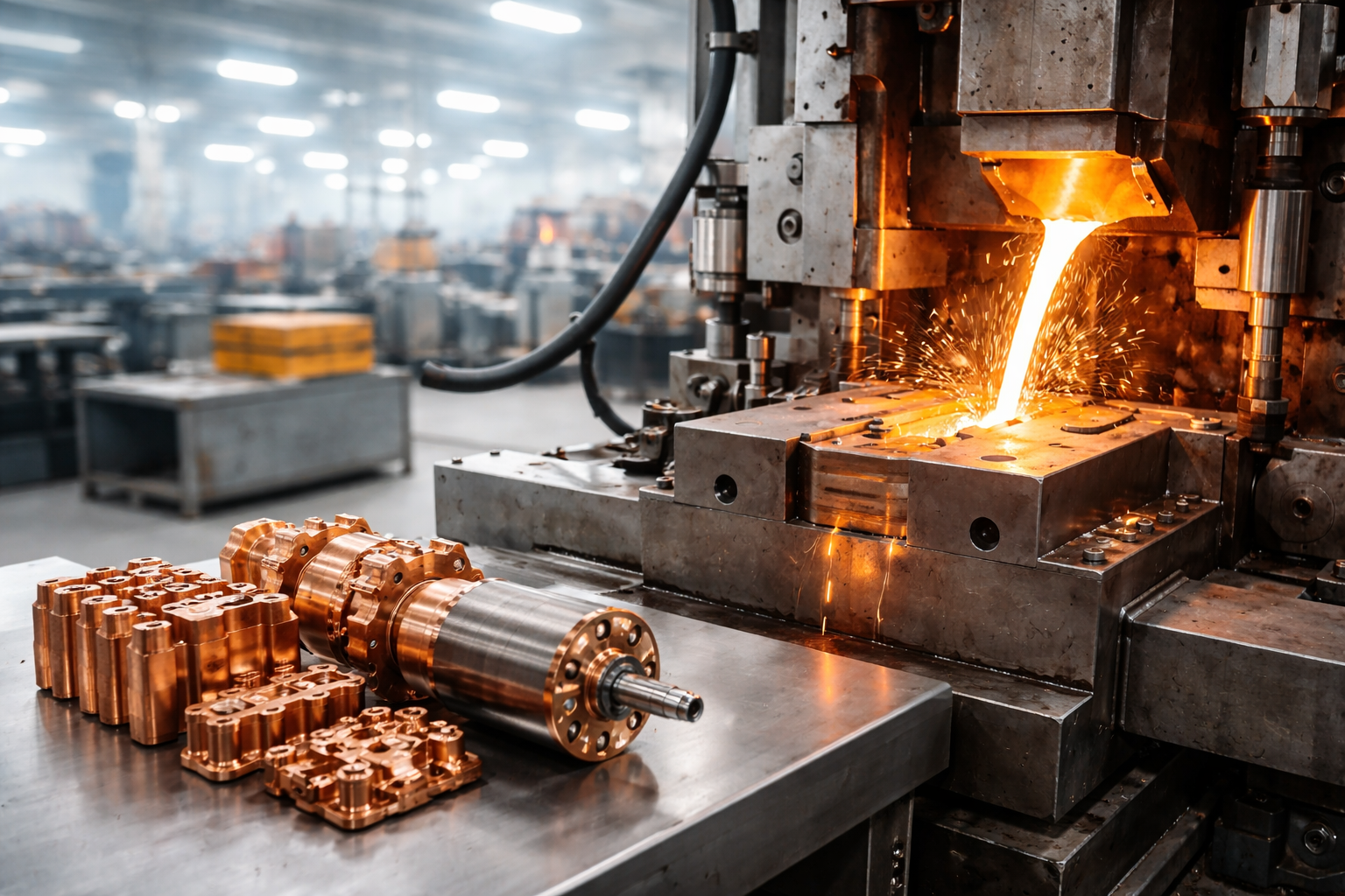 Precision Copper Die Casting & Rotor Casting