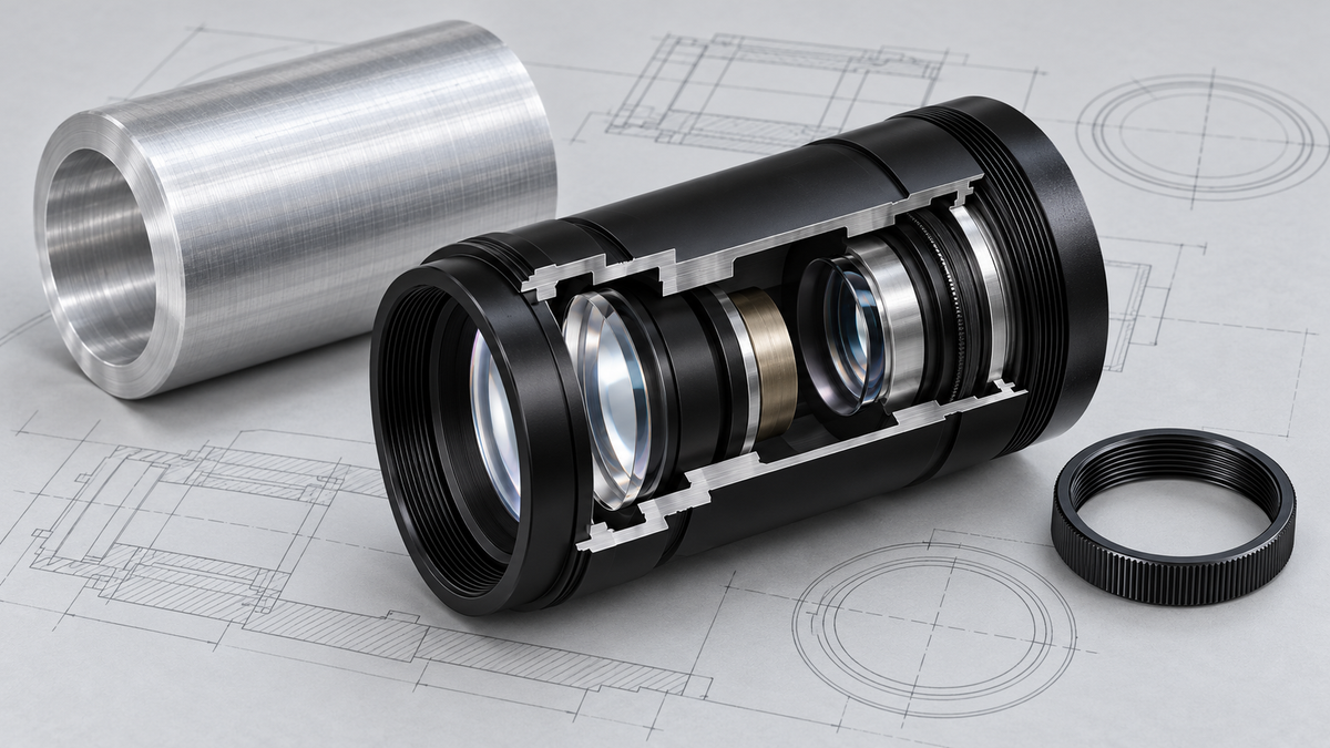 Lens Barrel Design: Materials, Tolerances and CNC Manufacturing Considerations
