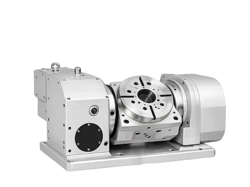 5-Axis CNC Rotary Table Used for Precise Multi-Angle Machining