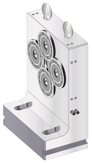 Zero-Point Right-Angle Base for Fast And Repeatable Positioning