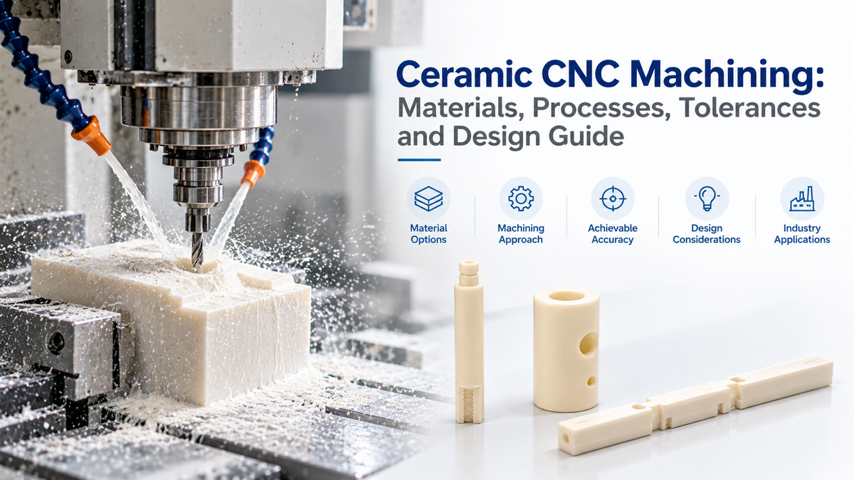 Ceramic CNC Machining: Materials, Processes, Tolerances and Design Guide