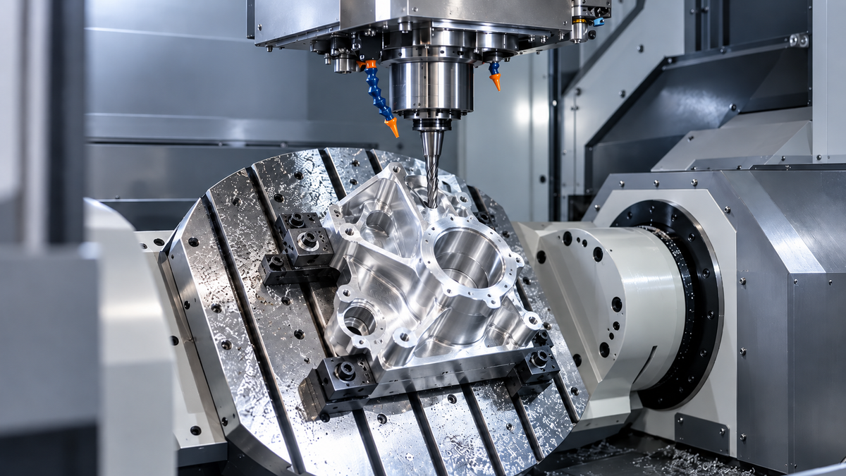 5-Axis CNC Machining for Complex Multi-Surface Components