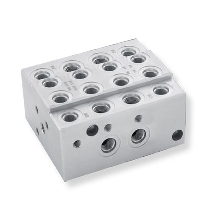 Semiconductor Valve Block for Gas Distribution Systems